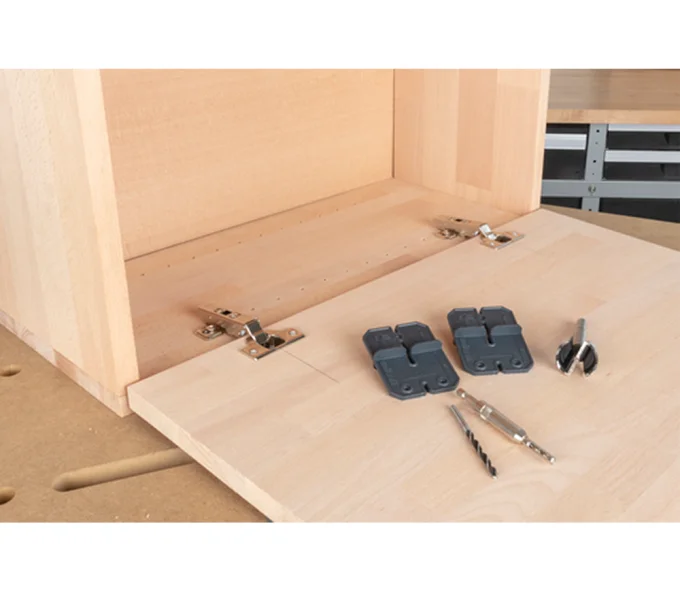 Набор для установки петель Wolfcraft 4656000 5/35мм Сталь-6