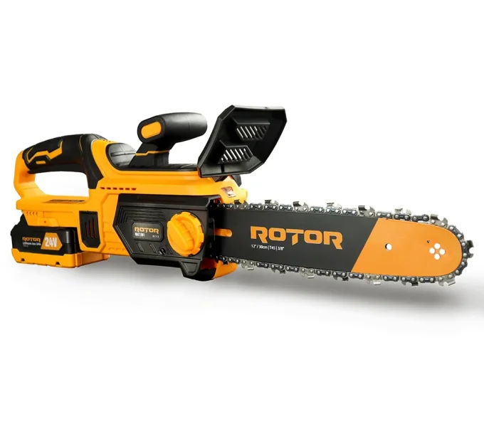 Fierăstrău cu lanț cu acumulator ROTOR RBS1201 300mm 24V 3Ah-2