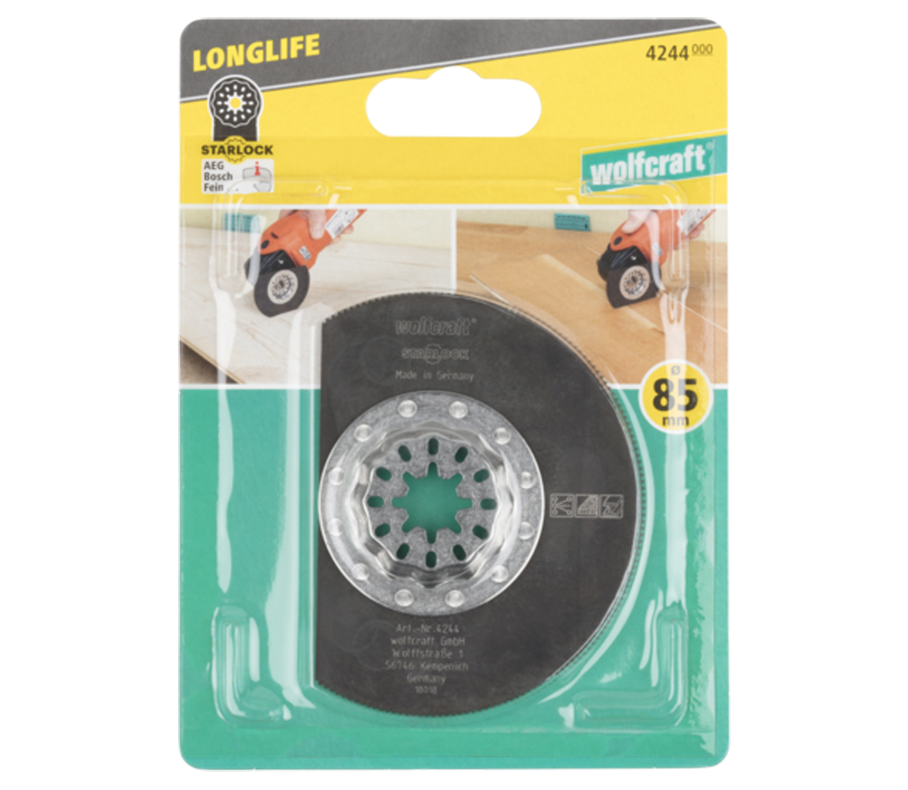 Pânză segmentată Wolfcraft 4244000 85mm Lemn/Plastic-5