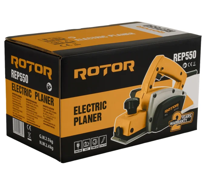 Рубанок ROTOR REP550 550вт 82мм-7