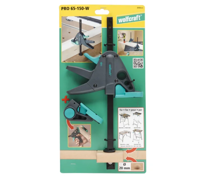 Clemă pentru masa de lucru Wolfcraft 3036000 120mm-7