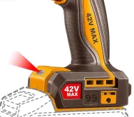 Шуруповёрт аккумуляторный ударный INGCO CIDLI429982 42В 2Ач-4