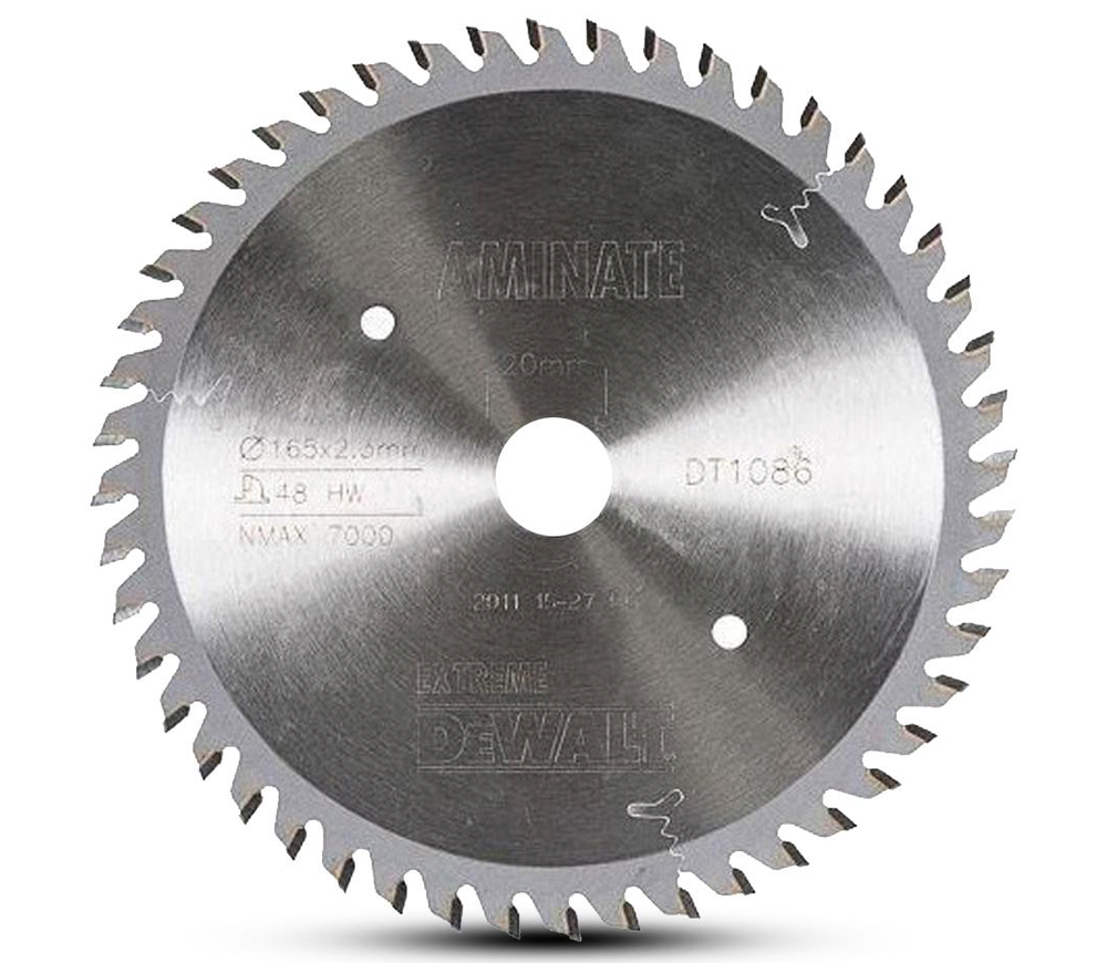 Disc pentru fierastrau electric DEWALT DT1086-QZ 165mm 1.6mm Lemn