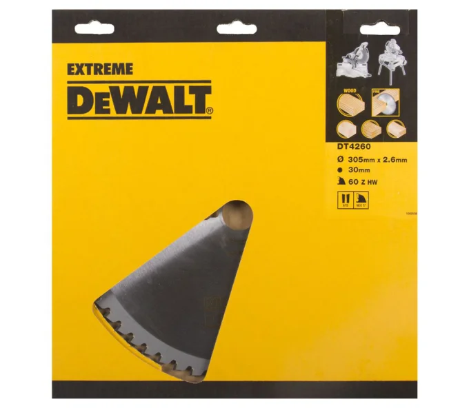 Disc pentru fierastrau electric DEWALT DT4260 305mm 1.8mm Lemn-2