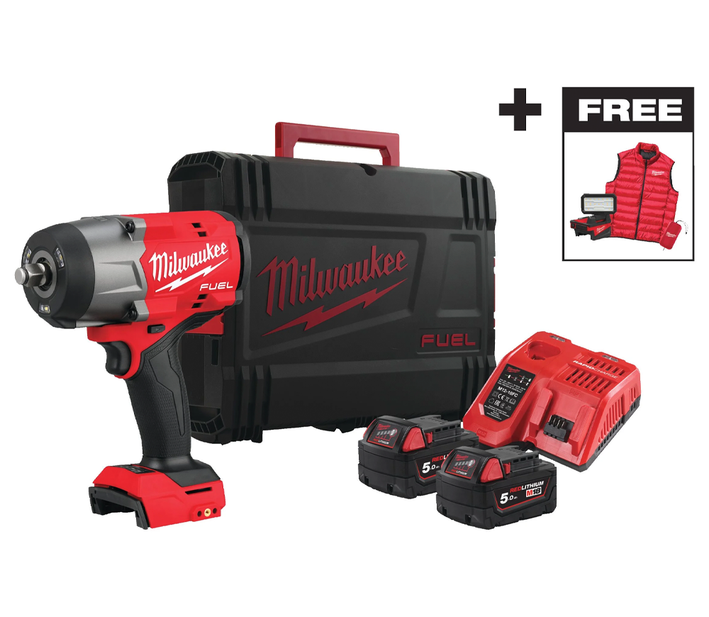 Гайковерт аккумуляторный MILWAUKEE M18 FHIWF2F12MC-502X 18В 5Ач 2034Нм