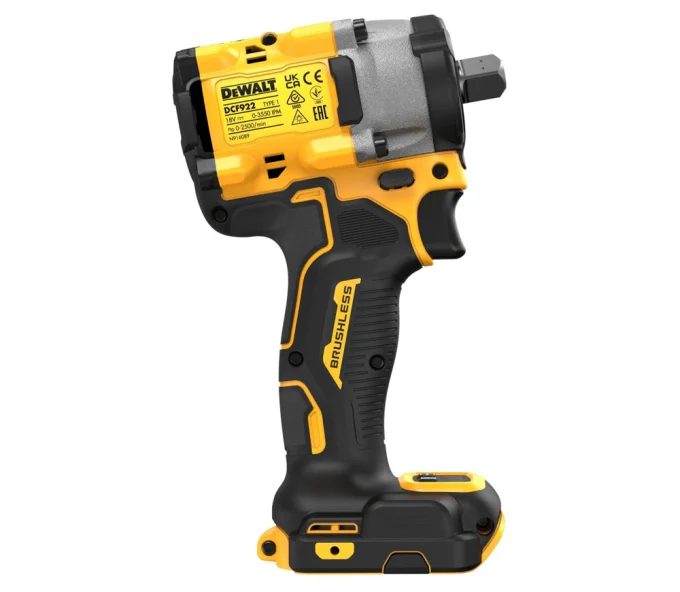 Гайковерт аккумуляторный DEWALT DCF922P2T-QW 18В 5Ач 610Нм-3