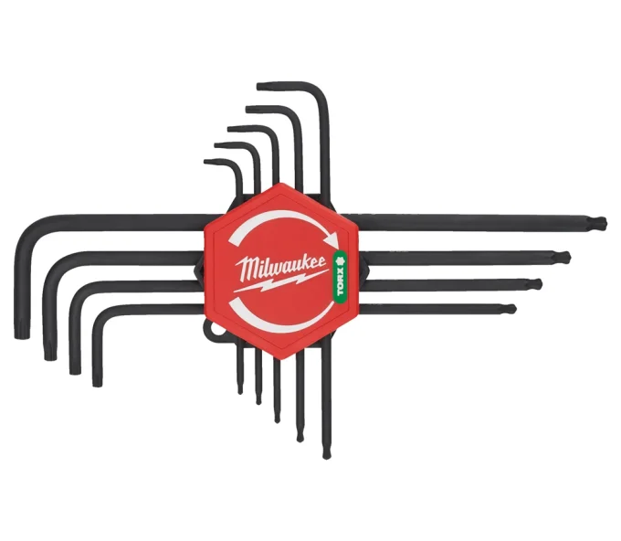 Set 9 chei Torx în formă de L MILWAUKEE 4932492693 T8-T40-2