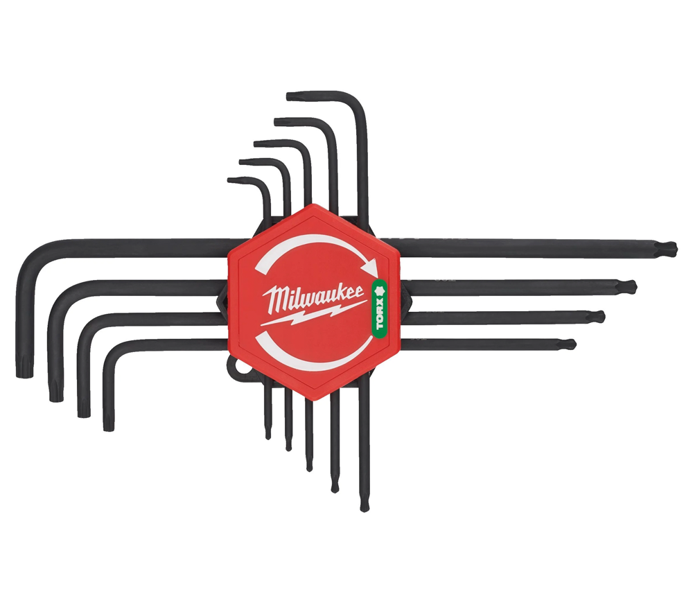 Set 9 chei Torx în formă de L MILWAUKEE 4932492693 T8-T40-2