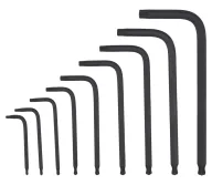 Set 9 chei Torx compacte L-Form MILWAUKEE 4932492703 T8-T40-3