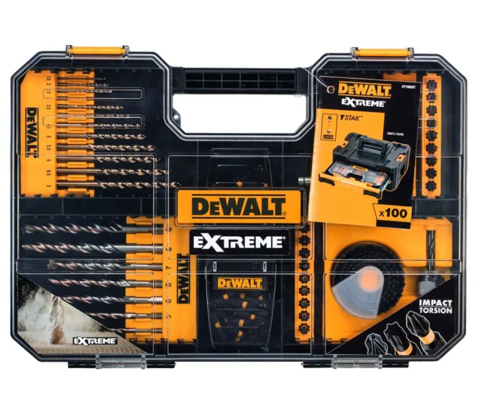 Набор сверл и бит универсальный DEWALT DT70620T-QZ 1.5-8мм Сталь-1