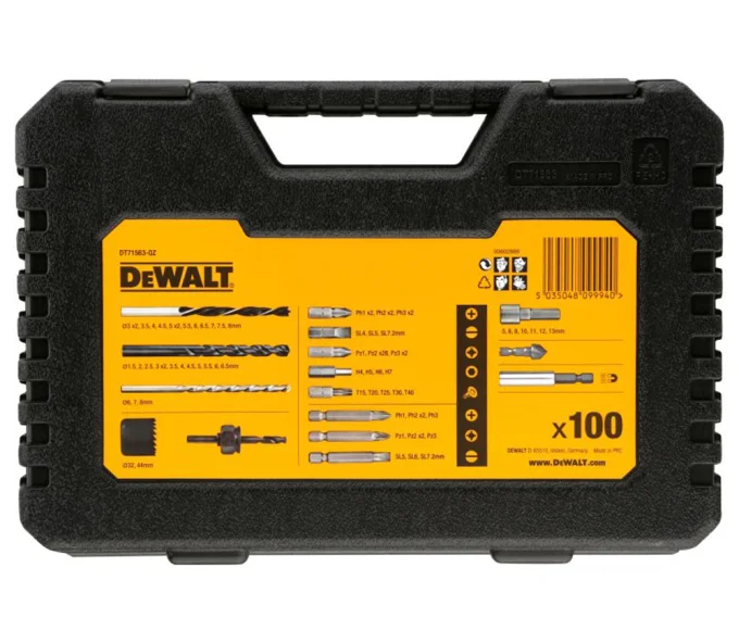 Набор сверл и бит DEWALT DT71563-QZ 1.5-8мм Сталь-2