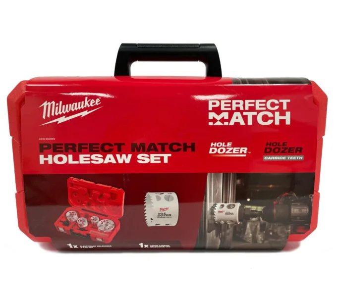 Набор биметаллических коронок MILWAUKEE HOLE DOZER™ Perfect Match 44-114мм-4