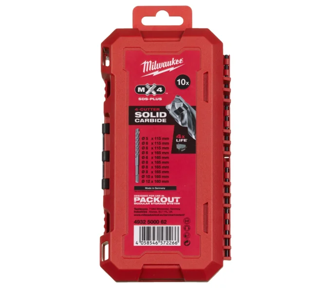 Set burghie MILWAUKEE MX4 NG Set 5-12mm x 115-165mm-2