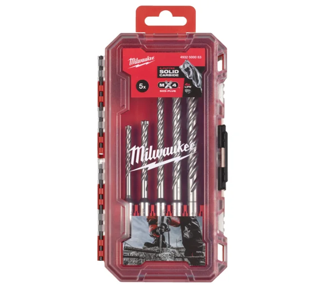 Set burghiuri pe beton MILWAUKEE MX4 NG Set 5-10mm x 115-165mm-1
