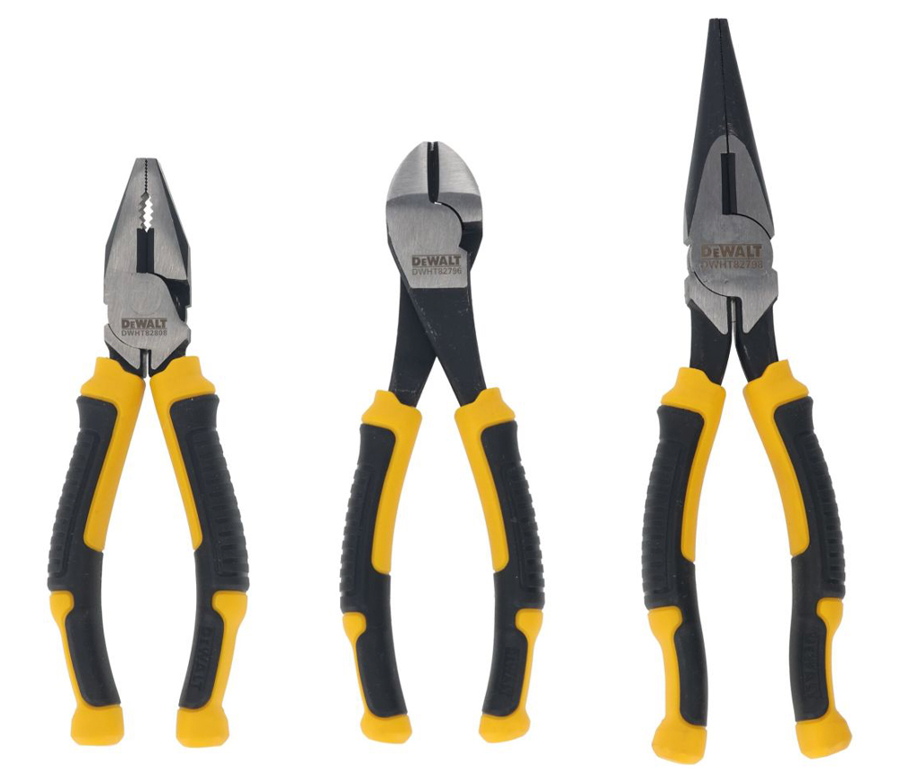 Набор плоскогубцев и кусачек DEWALT DWHT82813-0 160-200мм