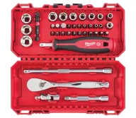 Set 38 piese 1/4" Clichet, Antrenor și Tubulare Milwaukee 4932498381-1