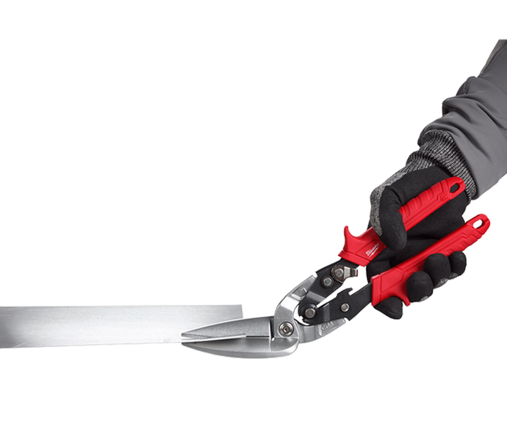 Ножницы по металлу MILWAUKEE Long Offset Aviation Snips Левый-5