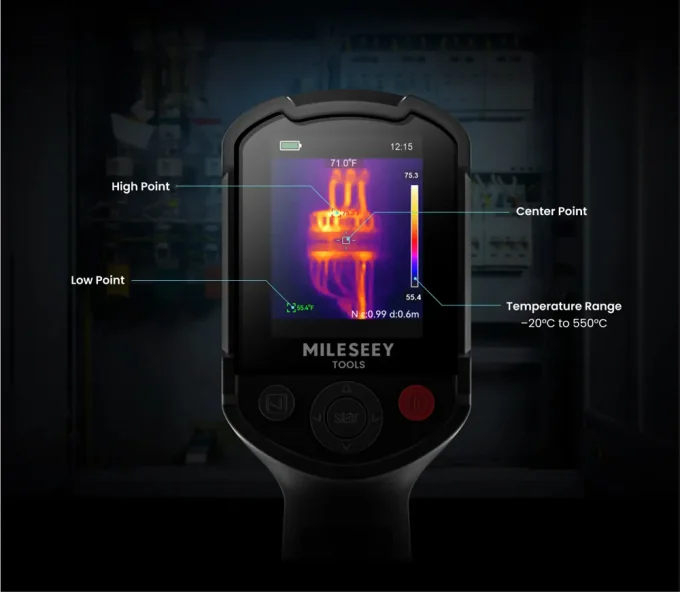 Портативный тепловизор MILESEEY TR20PRO -20/+550°C-8
