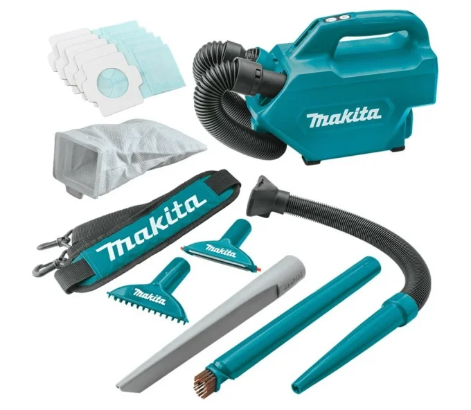 Aspirator industrial cu accumulator MAKITA 12V 2Ah CL121DWA 46mbar 0.5L-2