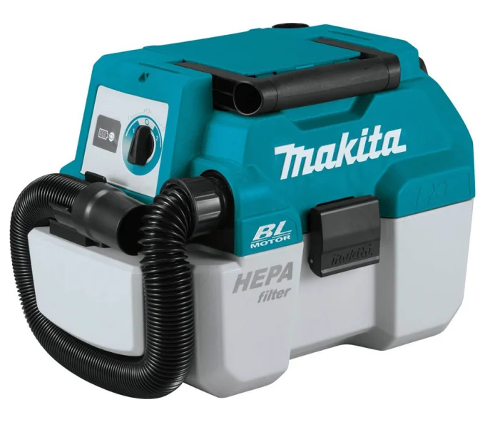 Пылесос промышленный аккумуляторный (без АКБ) MAKITA 18В DVC750LZ 67мбар 7.5л-2