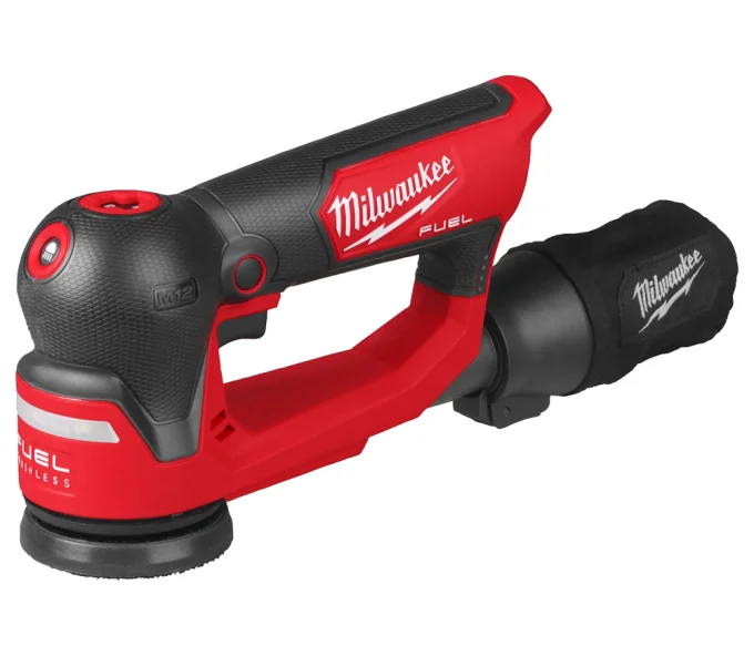 Mașină de șlefuit excentrică fără fir (fără bat) MILWAUKEE M12 FSDR75-0B 75mm 12V-1