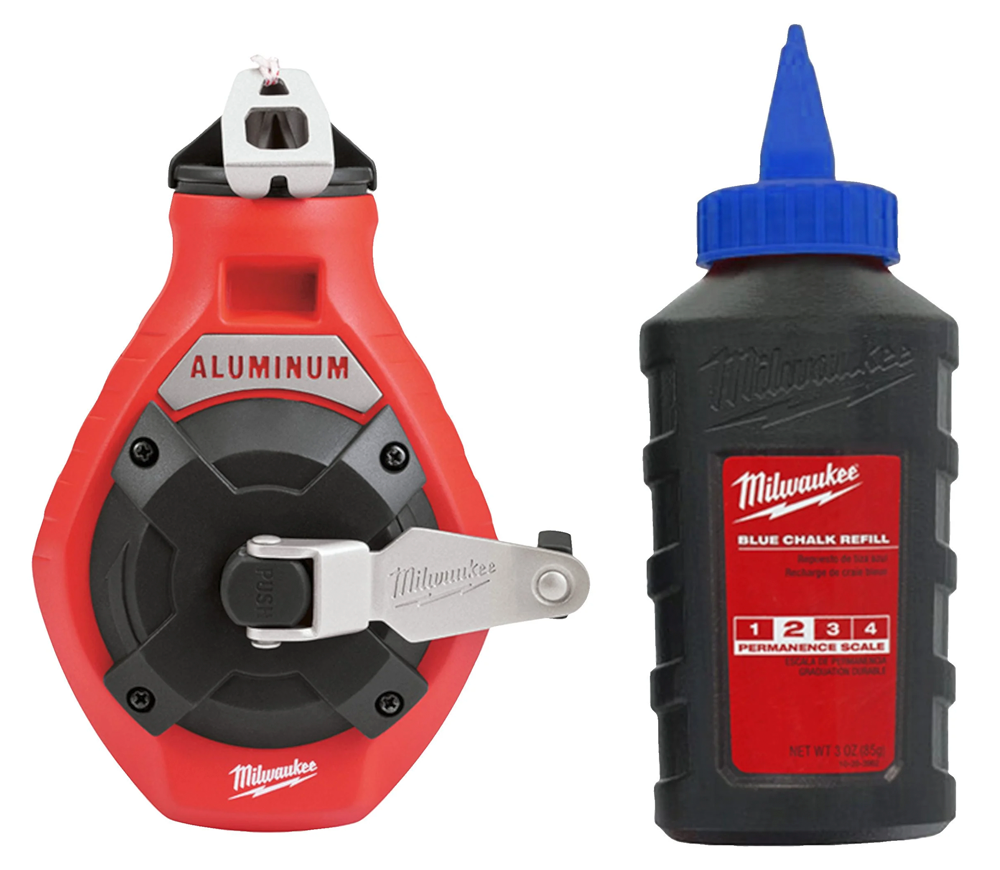Разметочная нить Fine Line и синий мел Milwaukee 4932493814