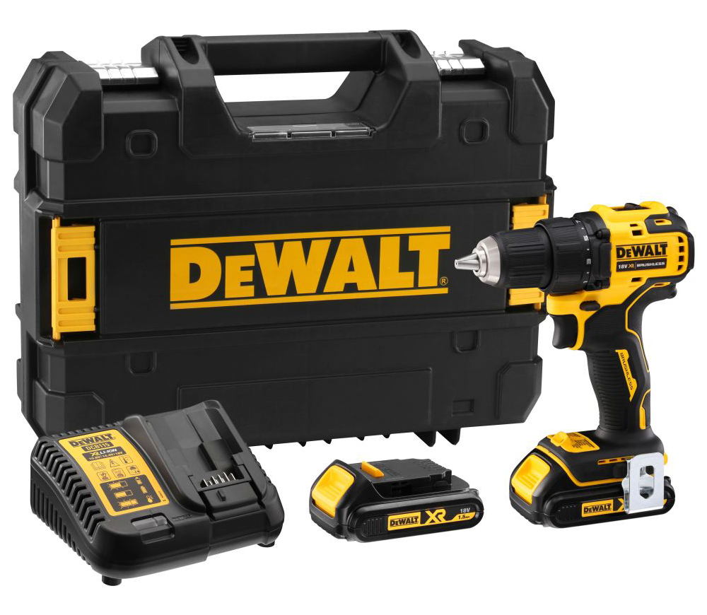 Шуруповёрт аккумуляторный DEWALT DCD708S2T 18В 1.5Ач