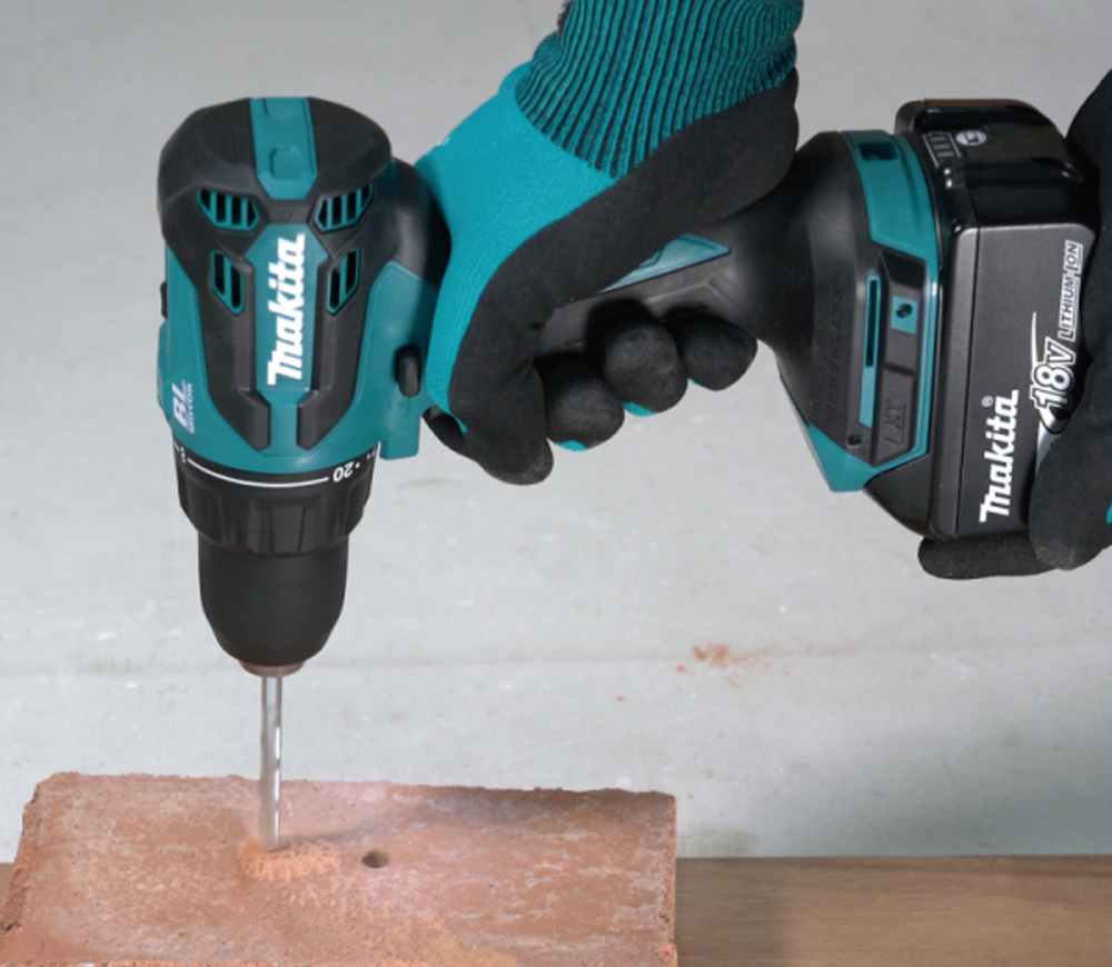 Шуруповёрт аккумуляторный ударный MAKITA DHP490WV 18В 2Ач-2