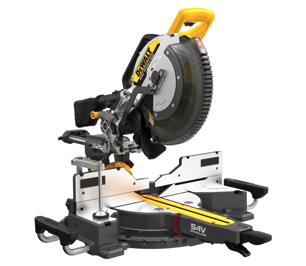 Торцовочная пила аккумуляторная 54В 9Ач DEWALT DCS781X2-QW 305мм