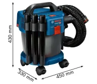 Aspirator industrial cu accumulator (fără bat) BOSCH 18V GAS 18V-10L 115mbar 10L-2