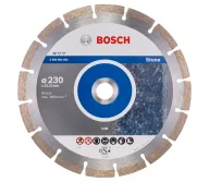 Disc de tăiat cu diamant BOSCH Standard for Stone 230mm Segmentat Ceramică/Marmura/Granit-1