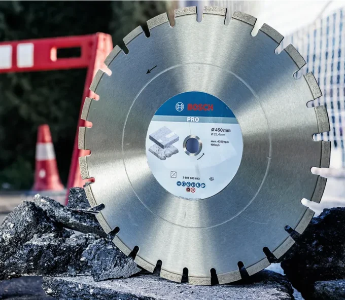 Disc de tăiat cu diamant BOSCH PRO Asphalt 350mm Segmentat Asfalt-4