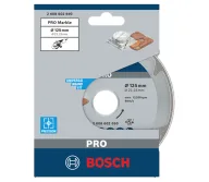 Disc de tăiat cu diamant BOSCH PRO Marble 125mm Solid Marmura-2