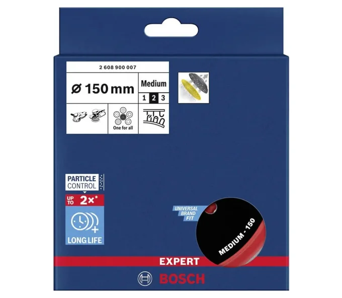 Suport pentru discuri de șlefuit BOSCH ultihole Backing Pad Universal 150mm-2