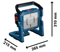 Lanternă construcții cu acumulator (fără bat) BOSCH GLI18V-5000 5000lm 18V-3