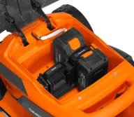 Mașină de tuns gazonul cu acumulator DAEWOO DLM 5042Li SET 470mm 2x21V 4Ah-6