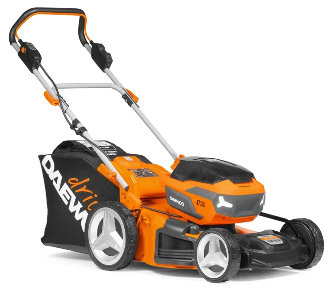 Mașină de tuns gazonul cu acumulator DAEWOO DLM 5042Li SET 470mm 2x21V 4Ah-1
