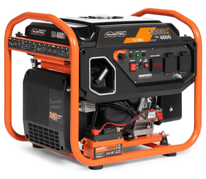 Generator electric DAEWOO GDA 4600Ei 5kw Benzină Invertor-1