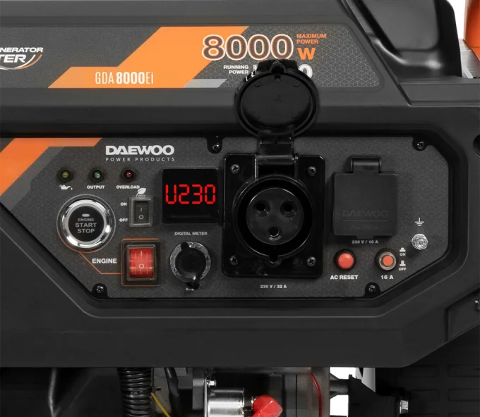 Generator electric DAEWOO GDA 8000Ei 8kw Benzină Invertor-9