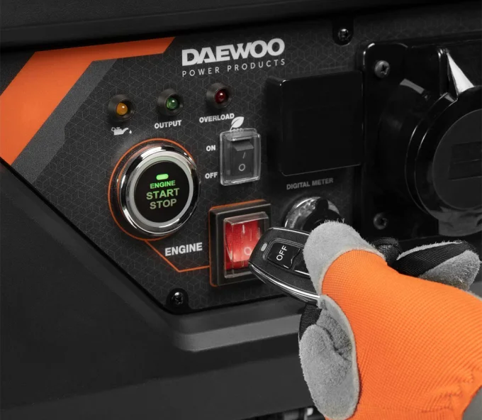 Generator electric DAEWOO GDA 8000Ei 8kw Benzină Invertor-10