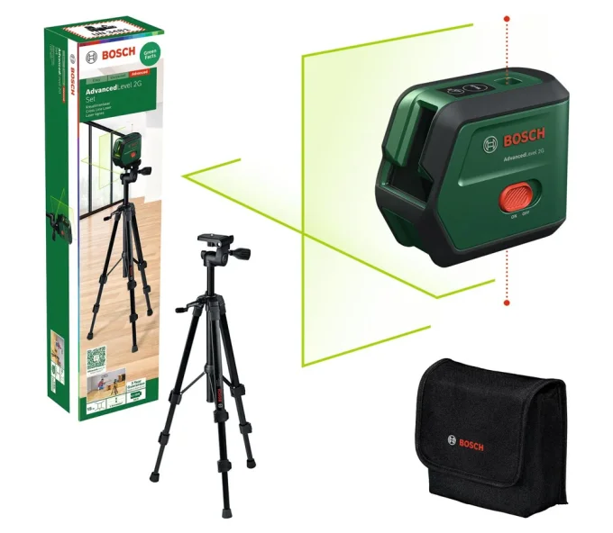 Лазерный уровень BOSCH AdvancedLevel 2G Set 0603663G01 2луча 15m-1