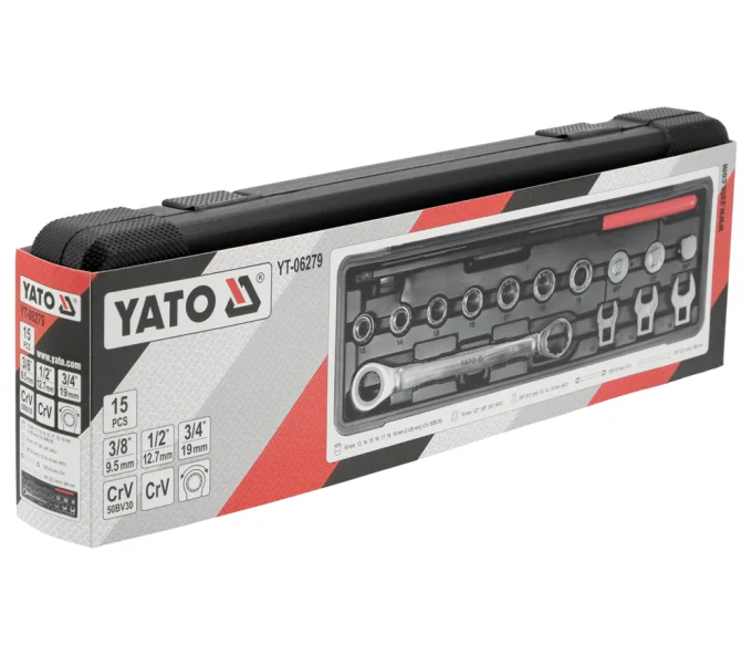 Set pentru curele poli-V 15 piese YATO YT06279 13-26mm-4