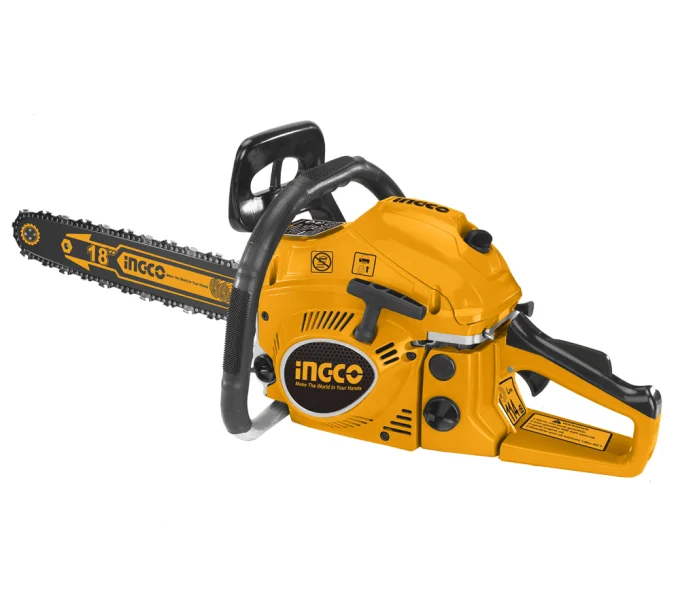 Fierăstrău cu lanț pe benzină INGCO GCS5451811 455mm 46cm3-1