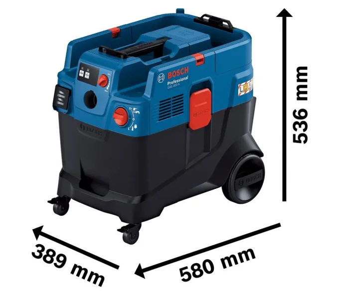Пылесос промышленный BOSCH GAS 400 A 1200вт 240мбар 40л-3