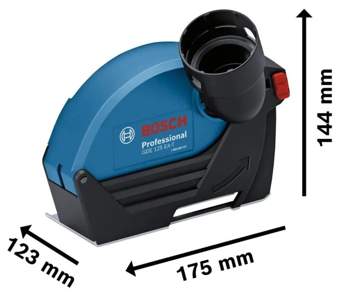 Capac antipraf pentru pilizoare unghiulare BOSCH GDE 125 EA-T  115/125mm-2