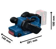 Mașină de șlefuit cu bandă fără fir (fără bat) BOSCH GBS 18V-75 18V-2