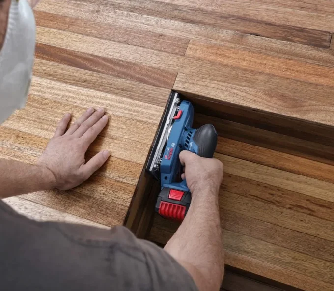 Mașină de șlefuit cu vibrații fără fir (fără bat) BOSCH GSS18V-18 18V-7