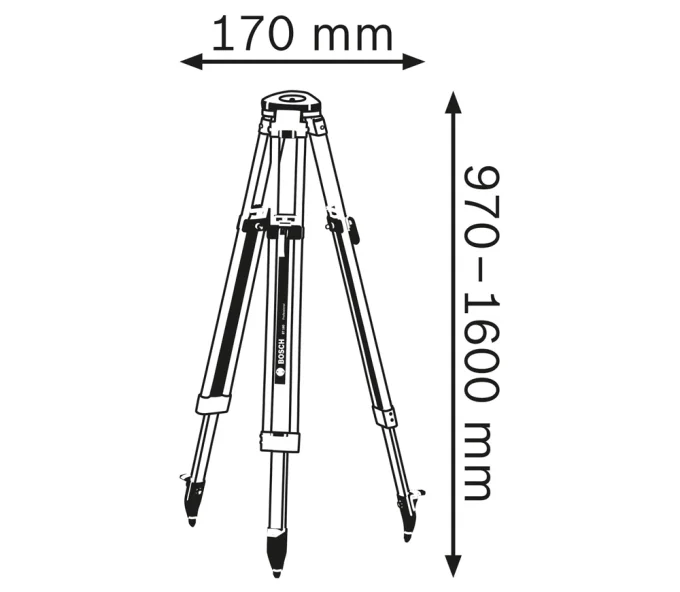 Stativ pentru nivele BOSCH BT 160 160mm 5/8"-3