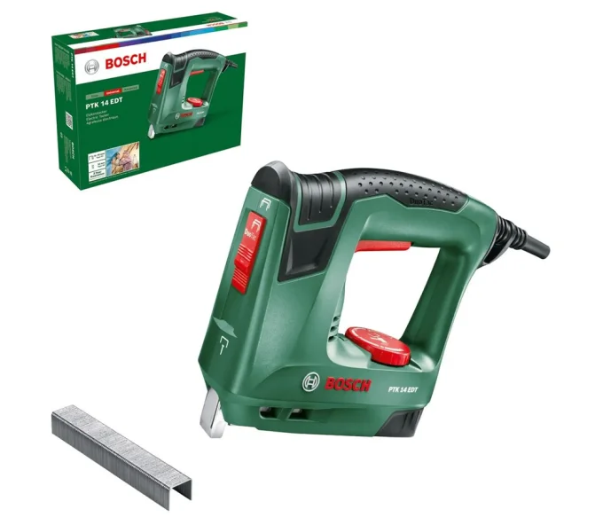 Степлер электрический BOSCH PTK 14 EDT Скрепки-2