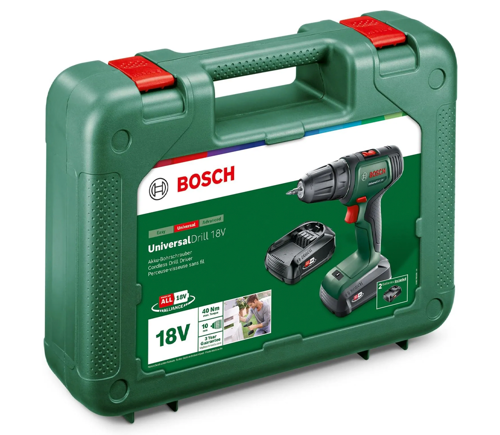 Шуруповёрт аккумуляторный BOSCH UniversalDrill 18V 18В 1.5Ач-5